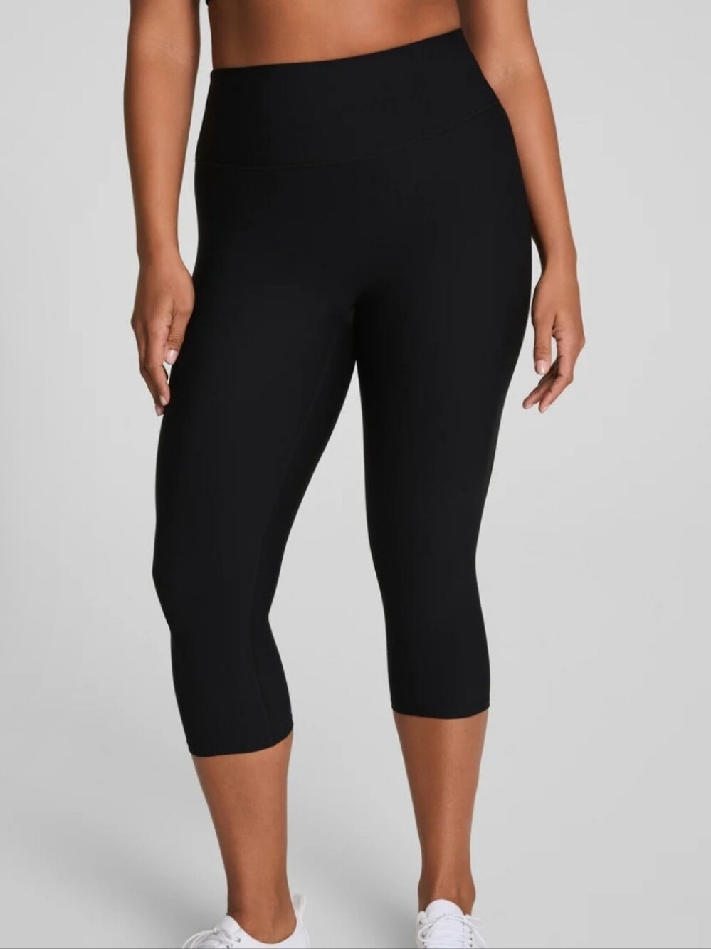 Spanx High-Waist Black Capri Leggings